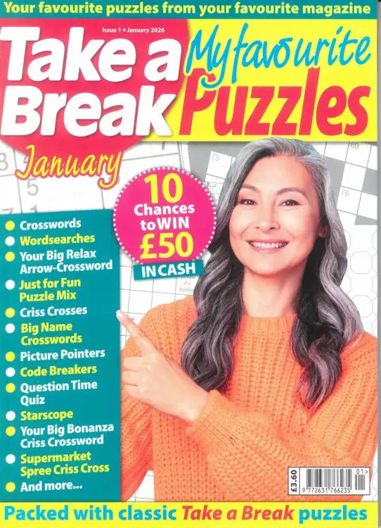 TAB My Favourite Puzzles Magazine Issue 1 2026