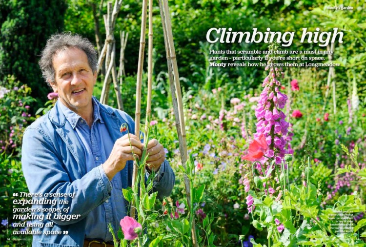 BBC Gardeners World Magazine April 2026 + Courgette Seed Pack Monty Preview