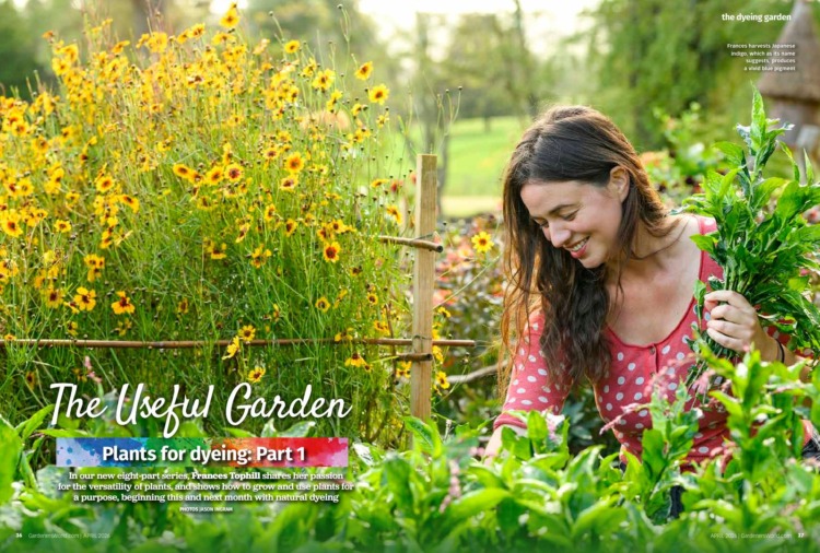 BBC Gardeners World Magazine April 2026 + Courgette Seed Pack Frances Preview