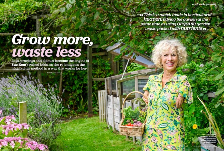 BBC Gardeners World Magazine April 2026 + Courgette Seed Pack Sue Kent Preview