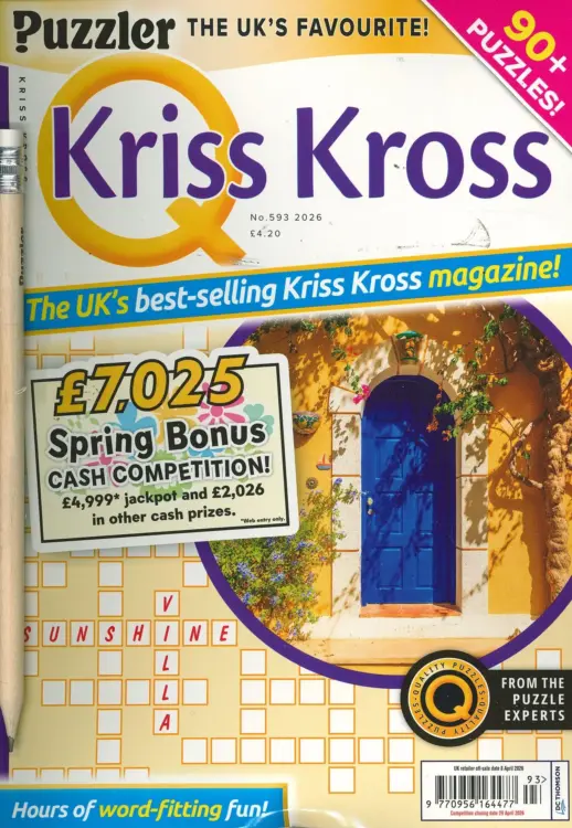 Puzzler Q Kriss Kross Magazine 593