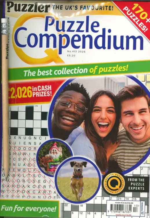 Puzzler Q Puzzle Compendium Magazine Issue 413