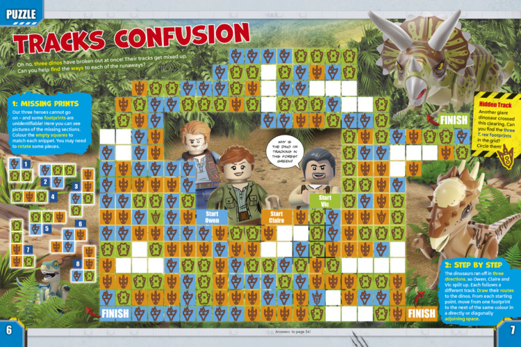LEGO Jurassic World Magazine Issue 27 Puzzle