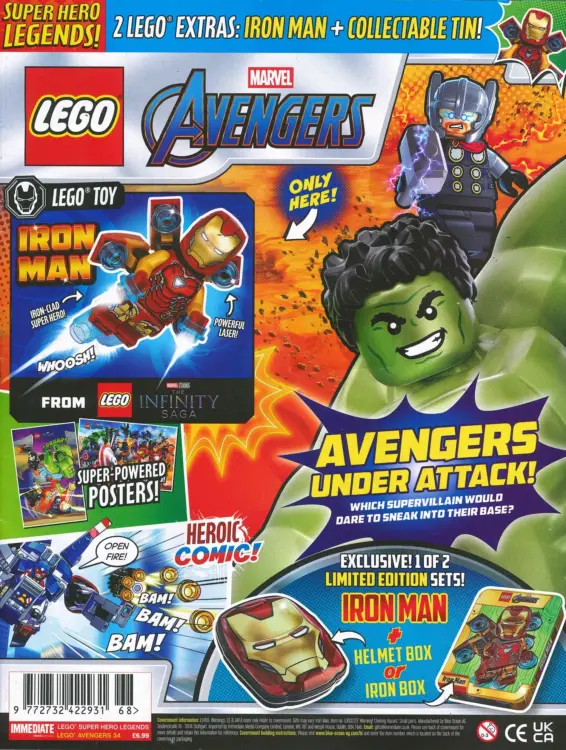 LEGO Superhero Legends Magazine Avengers34